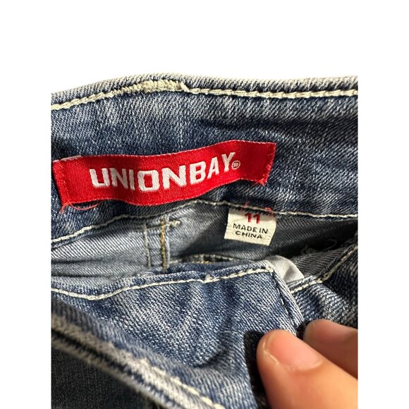 🍒 2/$20 🍒 Unionbay Womens Denim Shorts Size 11 Casual Summer Wear - Picture 6 of 6